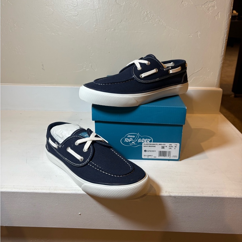 Sperry Men's Navy Boat Shoes